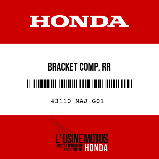 image de 43110-MAJ-G01 BRACKET COMP, RR