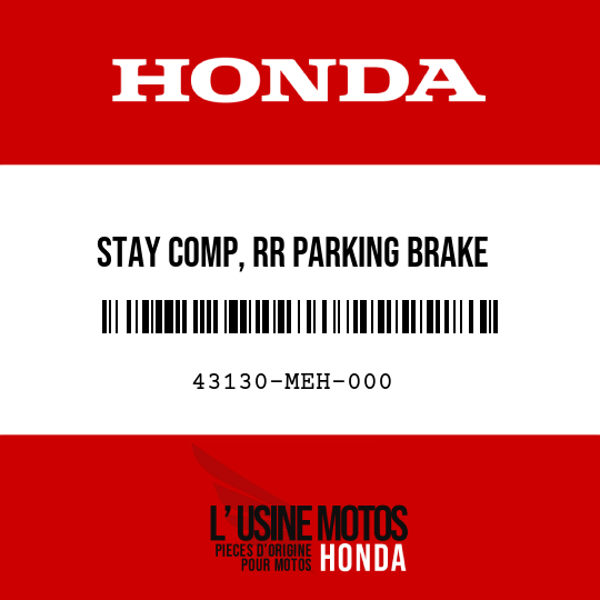 image de 43130-MEH-000 STAY COMP, RR PARKING BRAKE