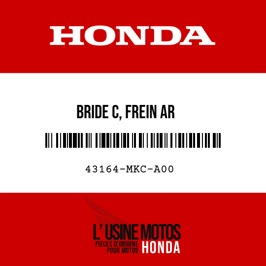image de 43164-MKC-A00 BRIDE C, FREIN AR