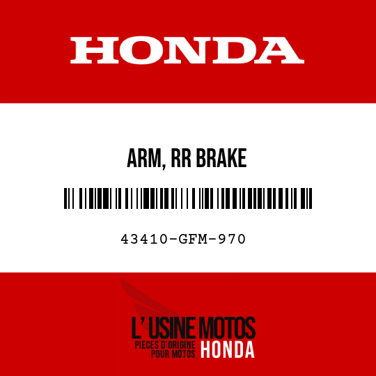 image de 43410-GFM-970 ARM, RR BRAKE