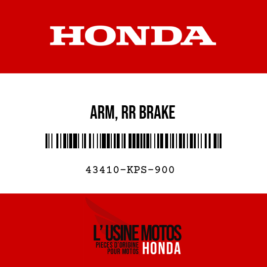 image de 43410-KPS-900 ARM, RR BRAKE
