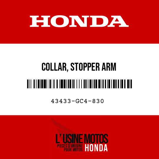 image de 43433-GC4-830 COLLAR, STOPPER ARM