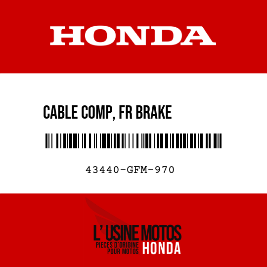 image de 43440-GFM-970 CABLE COMP, FR BRAKE        CONNECTING