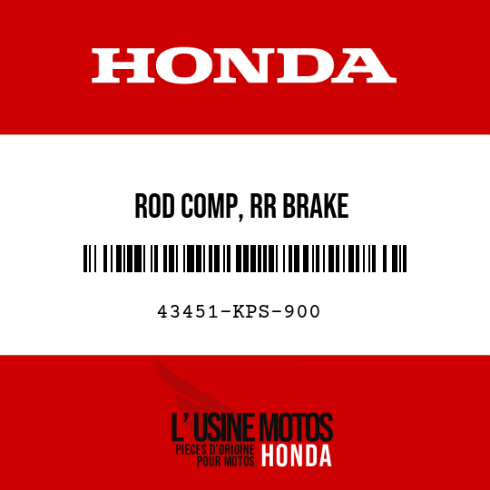 image de 43451-KPS-900 ROD COMP, RR BRAKE