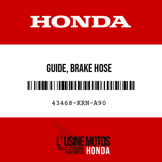 image de 43468-KRN-A90 GUIDE, BRAKE HOSE