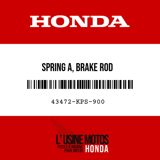 image de 43472-KPS-900 SPRING A, BRAKE ROD