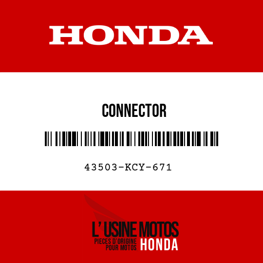 image de 43503-KCY-671 CONNECTOR
