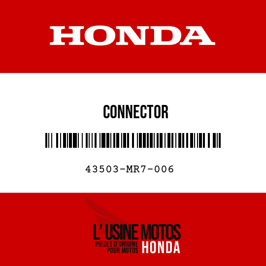 image de 43503-MR7-006 CONNECTOR