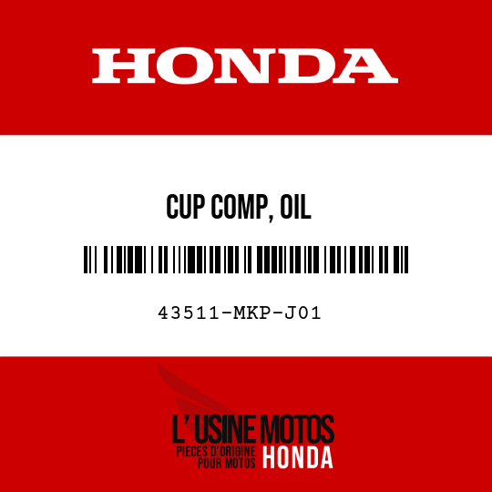 image de 43511-MKP-J01 CUP COMP, OIL