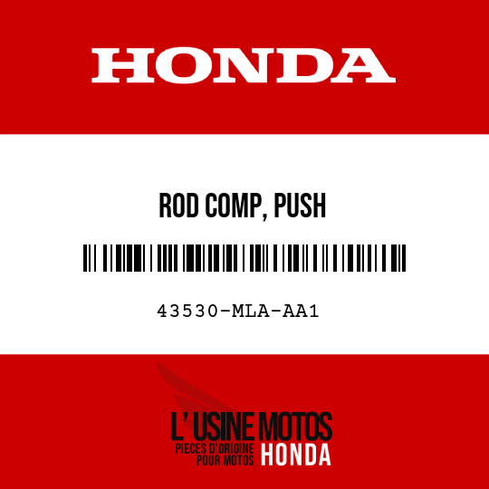 image de 43530-MLA-AA1 ROD COMP, PUSH