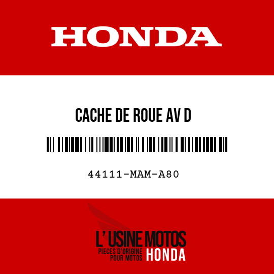 image de 44111-MAM-A80 CACHE DE ROUE AV D