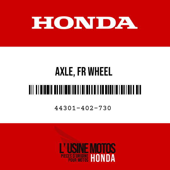 image de 44301-402-730 AXLE, FR WHEEL
