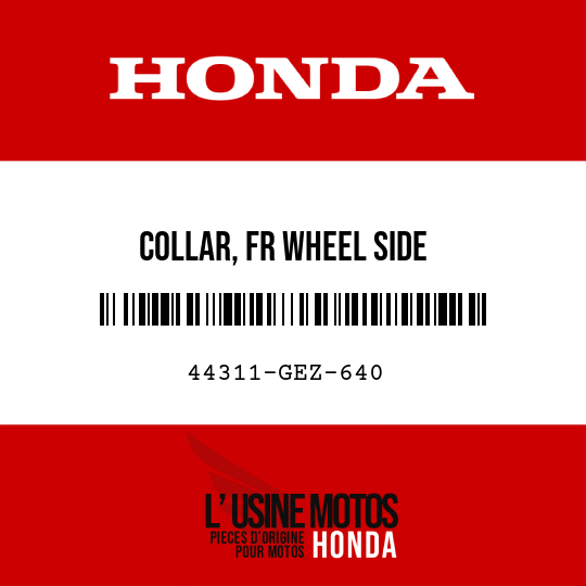 image de 44311-GEZ-640 COLLAR, FR WHEEL SIDE