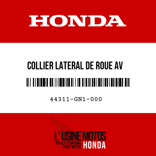 image de 44311-GN1-000 COLLIER LATERAL DE ROUE AV