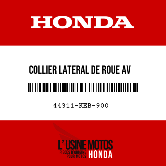 image de 44311-KEB-900 COLLIER LATERAL DE ROUE AV