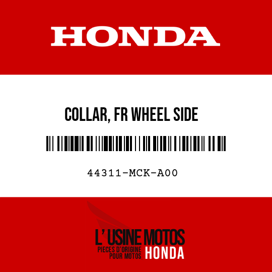 image de 44311-MCK-A00 COLLAR, FR WHEEL SIDE