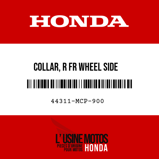 image de 44311-MCP-900 COLLAR, R FR WHEEL SIDE