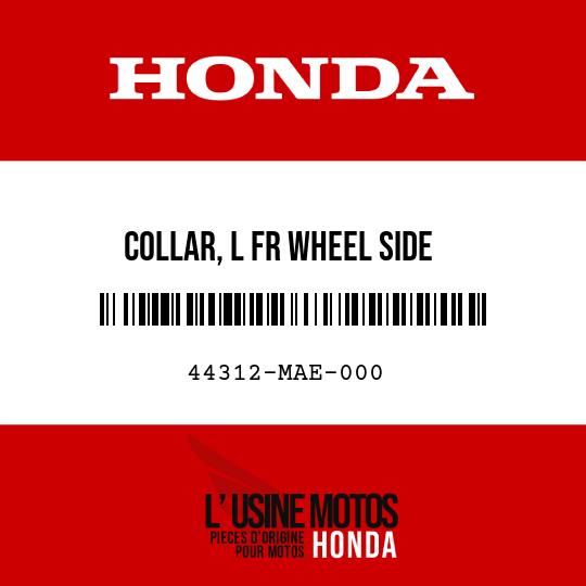 image de 44312-MAE-000 COLLAR, L FR WHEEL SIDE