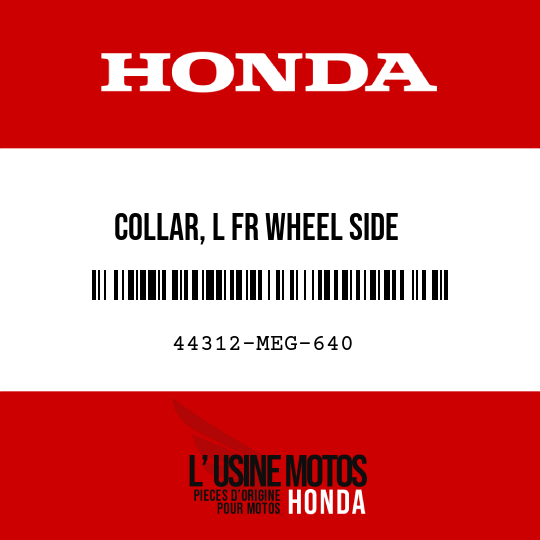 image de 44312-MEG-640 COLLAR, L FR WHEEL SIDE