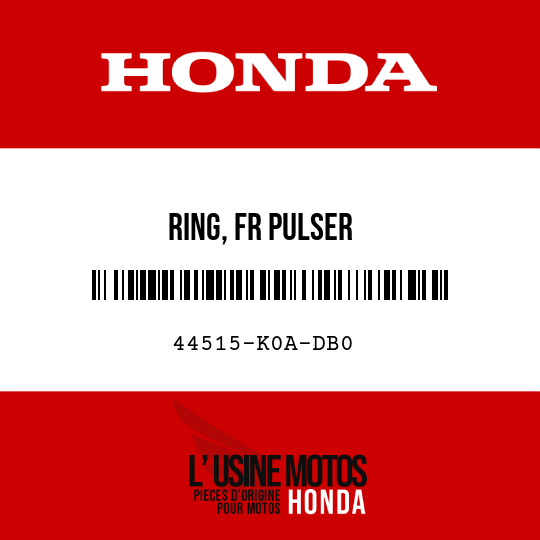 image de 44515-K0A-DB0 RING, FR PULSER