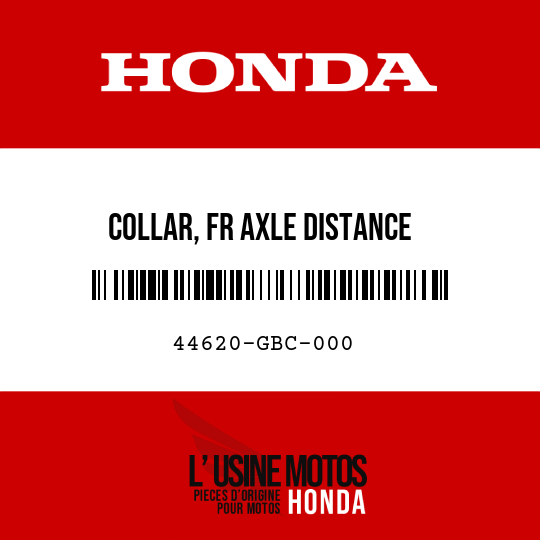 image de 44620-GBC-000 COLLAR, FR AXLE DISTANCE