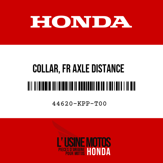 image de 44620-KPP-T00 COLLAR, FR AXLE DISTANCE