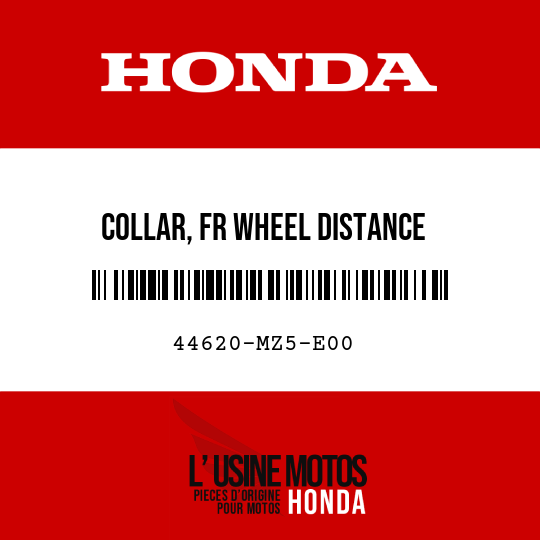 image de 44620-MZ5-E00 COLLAR, FR WHEEL DISTANCE