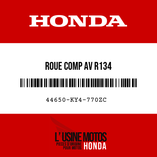 image de 44650-KY4-770ZC ROUE COMP AV R134 
