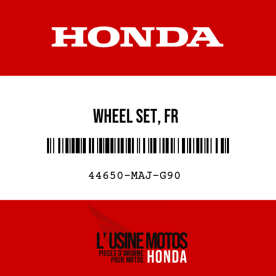 image de 44650-MAJ-G90 WHEEL SET, FR