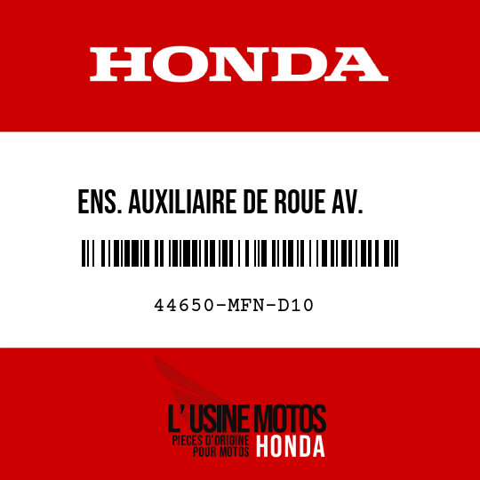 image de 44650-MFN-D10 ENS. AUXILIAIRE DE ROUE AV.