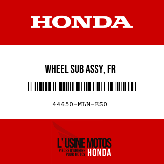 image de 44650-MLN-ES0 WHEEL SUB ASSY, FR