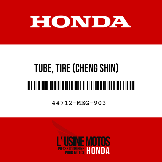 image de 44712-MEG-903 TUBE, TIRE (CHENG SHIN)