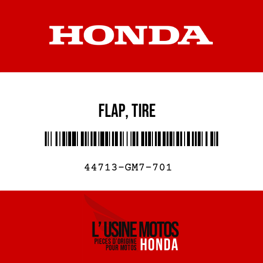 image de 44713-GM7-701 FLAP, TIRE