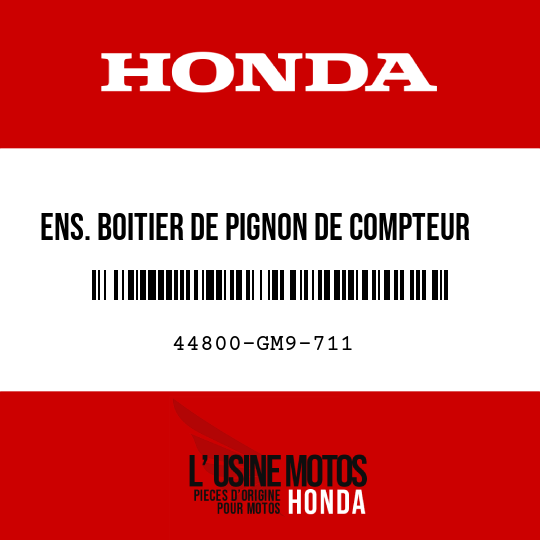image de 44800-GM9-711 ENS. BOITIER DE PIGNON DE COMPTEUR DE VITESSE