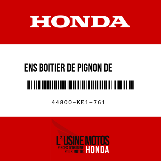 image de 44800-KE1-761 ENS BOITIER DE PIGNON DE     COMPTEUR DE VITESSE