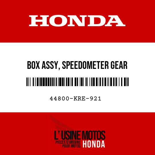 image de 44800-KRE-921 BOX ASSY, SPEEDOMETER GEAR