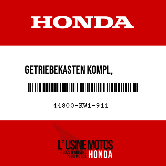 image de 44800-KW1-911 GETRIEBEKASTEN KOMPL,        GESCHWINDIGKEITSMESSER