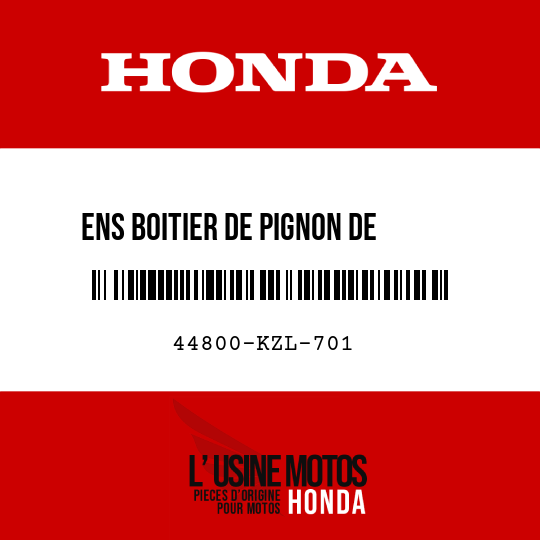 image de 44800-KZL-701 ENS BOITIER DE PIGNON DE     COMPTEUR DE VITESSE