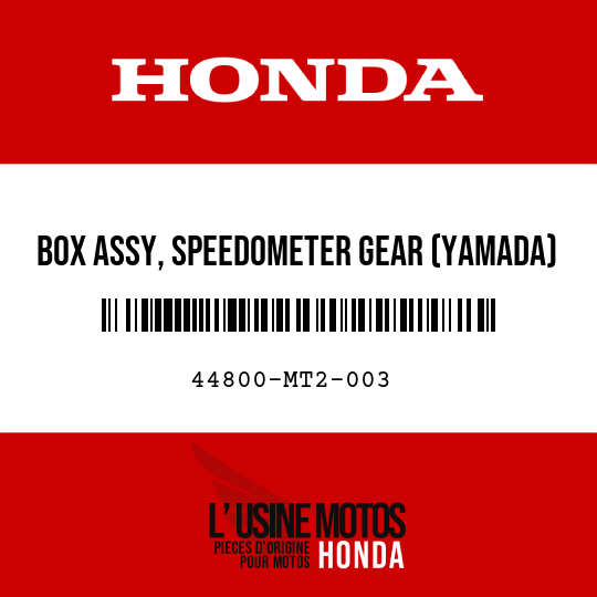 image de 44800-MT2-003 BOX ASSY, SPEEDOMETER GEAR (YAMADA)