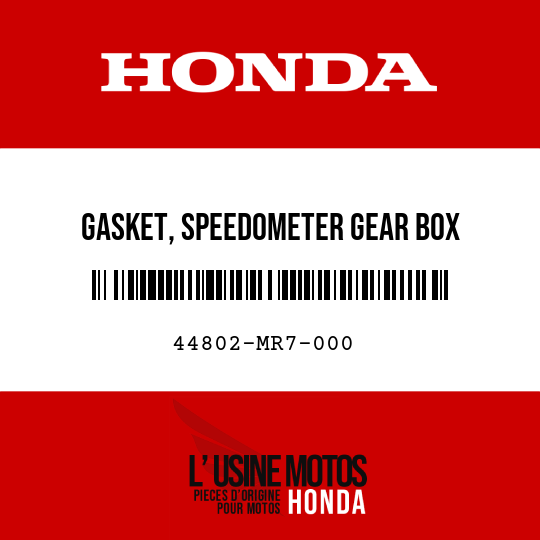 image de 44802-MR7-000 GASKET, SPEEDOMETER GEAR BOX