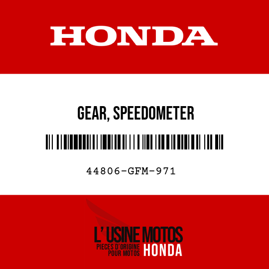 image de 44806-GFM-971 GEAR, SPEEDOMETER