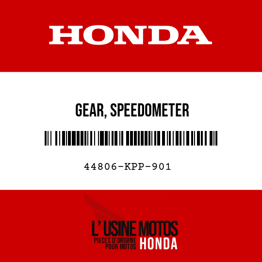 image de 44806-KPP-901 GEAR, SPEEDOMETER