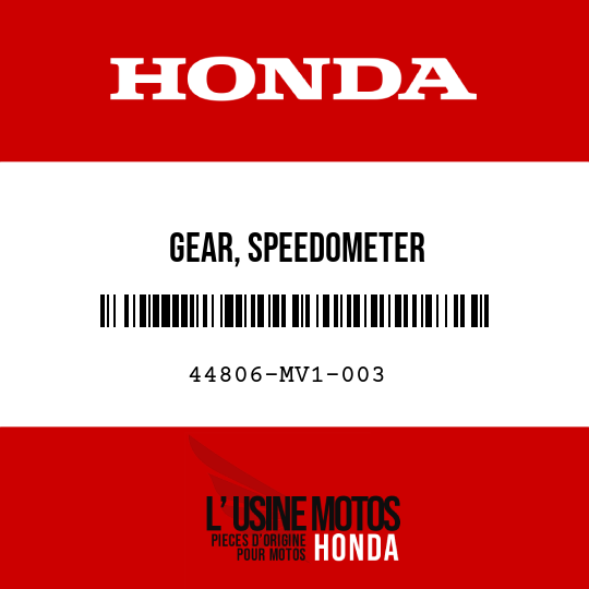 image de 44806-MV1-003 GEAR, SPEEDOMETER