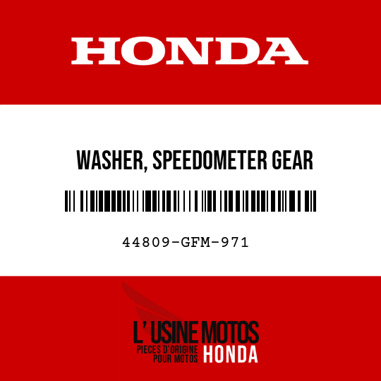 image de 44809-GFM-971 WASHER, SPEEDOMETER GEAR