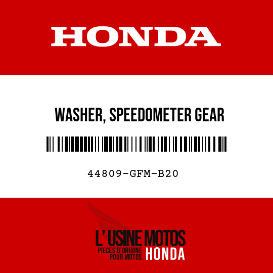 image de 44809-GFM-B20 WASHER, SPEEDOMETER GEAR