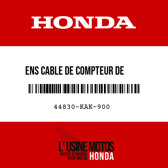 image de 44830-KAK-900 ENS CABLE DE COMPTEUR DE     VITESSE