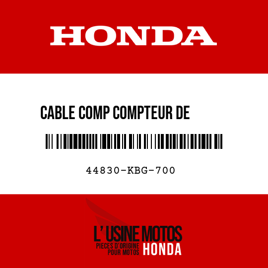 image de 44830-KBG-700 CABLE COMP COMPTEUR DE       VITESSE