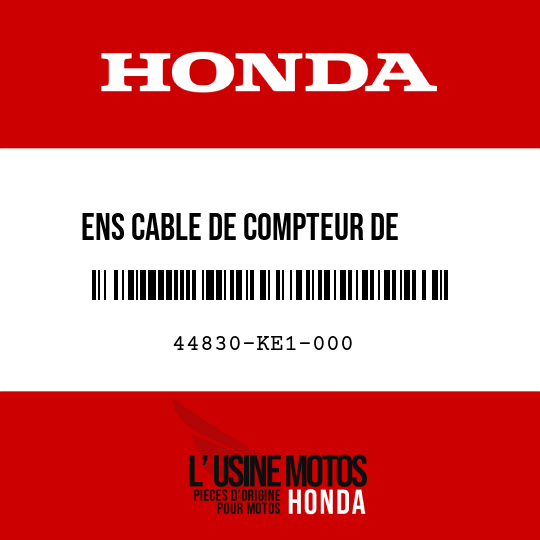image de 44830-KE1-000 ENS CABLE DE COMPTEUR DE     VITESSE