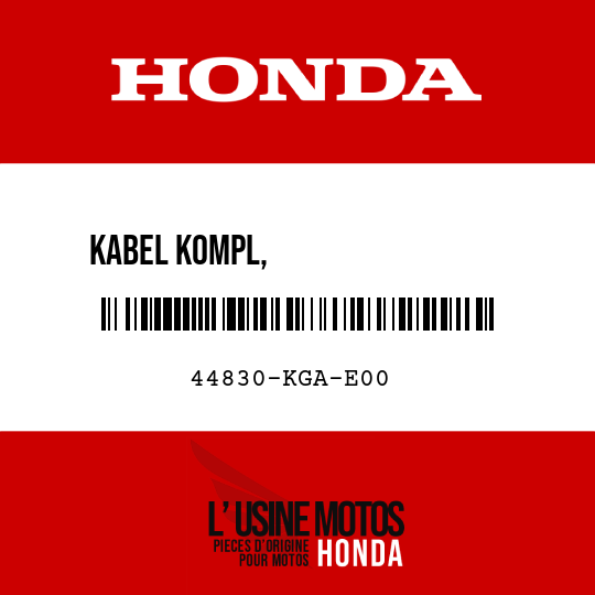 image de 44830-KGA-E00 KABEL KOMPL,                 GESCHWINDIGKEITSMESSER