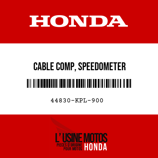 image de 44830-KPL-900 CABLE COMP, SPEEDOMETER